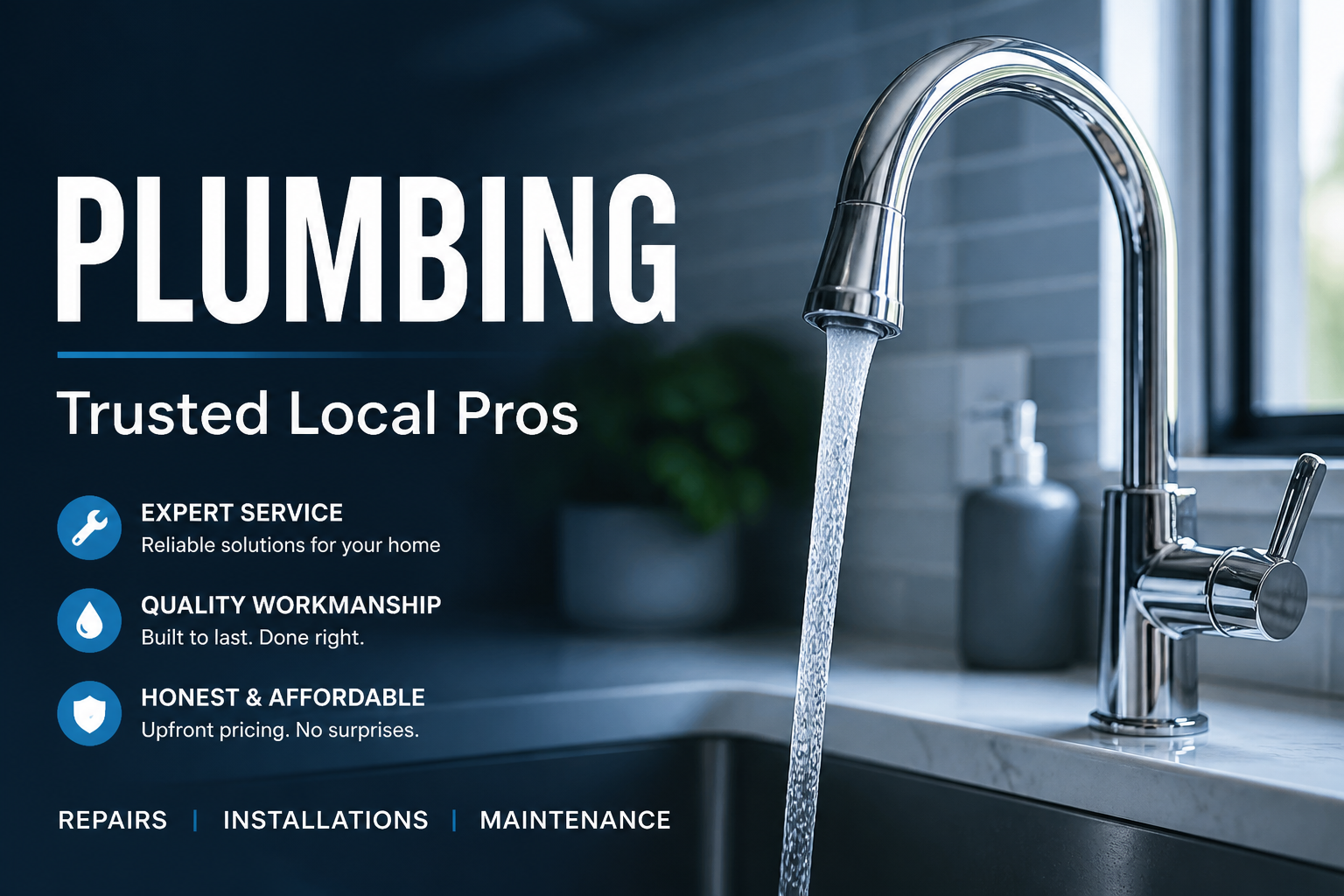 Plumbing creative ad